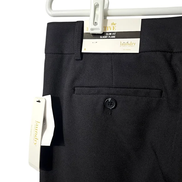 Laundry by Shelli Segal Black Dress Pants - Size 8 - Picture 8 of 9